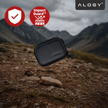 Handyhülle Wasserdichtes Gehäuse Alogy universal IPX8 bis 6,5 Schwarz