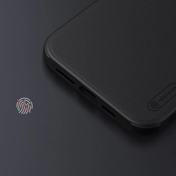 Nillkin Super Frosted Shield Hartschalen-Hüllenständer für iPhone 13 Pro Max schwarz