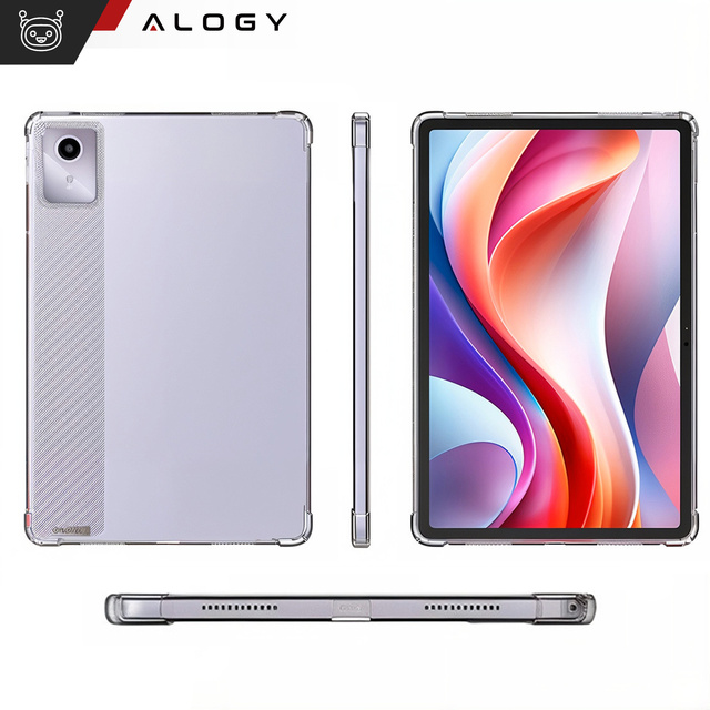 Etui Alogy Shockproof do Lenovo Tab K11 K11E 11” M11 10.95" TB330FU / TB330XU / TB331FC obudowa pokrowiec Przezroczysty