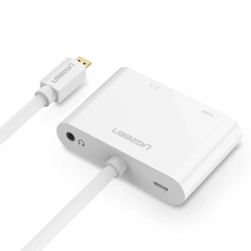 "UGREEN micro HDMI Videoadapter - HDMI VGA 30cm schwarz (MM115)"