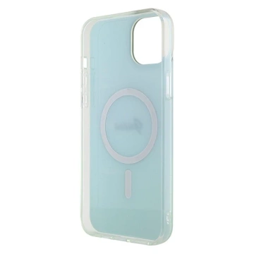 Etui Guess GUHMP15MHITSQ für iPhone 15 Plus 6,7" Hardcase IML Iridescent MagSafe türkis/türkis