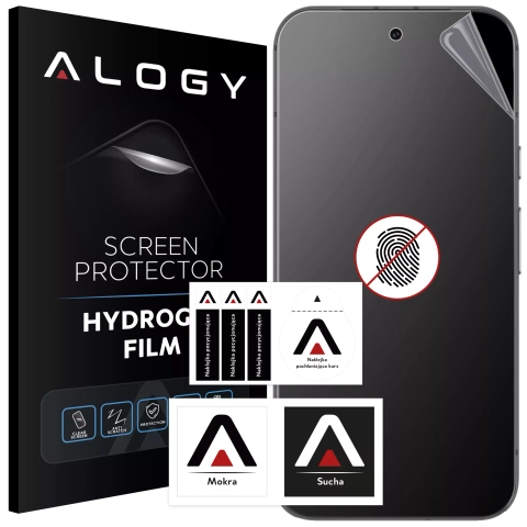 Folia "MATOWA" do Google Pixel 8a Hydrożelowa Alogy HydroSkin Matte Pro™ na ekran do etui "BEZ ODCISKU PALCÓW"