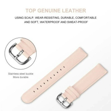 Smartwatch Armband Beline Uhrenarmband universal für 20mm Elegance pink/pink