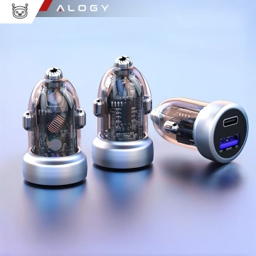 HUB-Splitter Alogy-Adapter für Computer-Laptop mit USB-C auf 3x USB-A 2.0 1x USB-A 3.0 Grau
