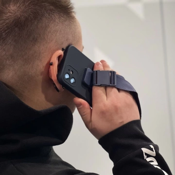 Seilhülle Gelhülle mit einer Kette Lanyard Tasche Lanyard iPhone 11 Pro gelb