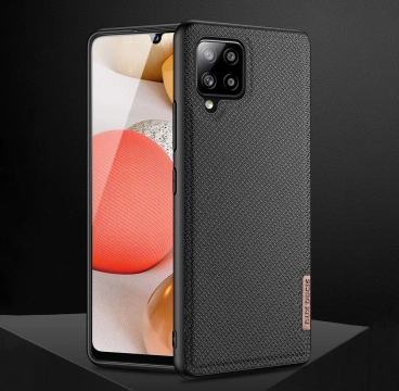 Dux Ducis Fino Schutzhülle mit Nylonbezug für Samsung Galaxy A42 5G grün