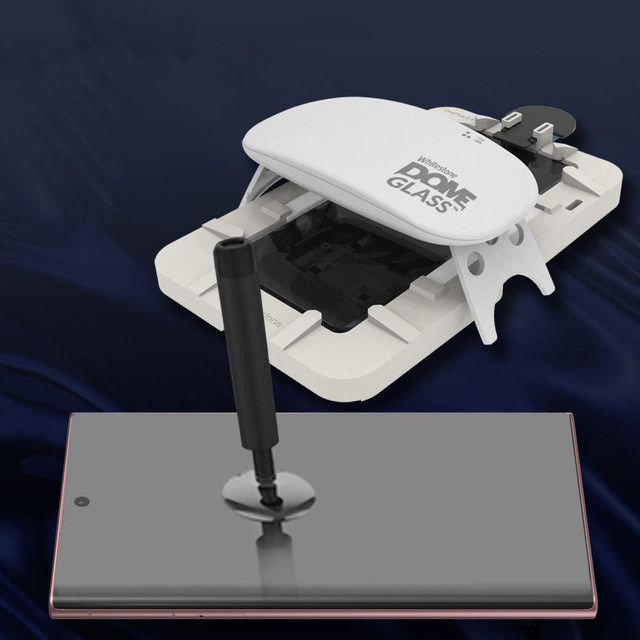 2x Szkło hartowane lampka LED UV Whitestone do Samsung Galaxy S22 Ultra Clear