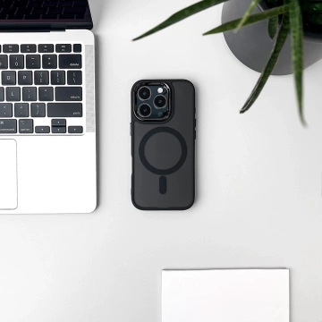 Etui Wozinsky Fashion Case MagSafe na Samsung Galaxy S25 - czarne