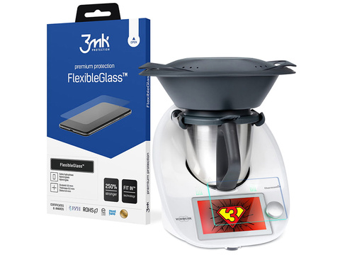 3mk Flexible Glass 7H Hybridglas für Thermomix TM6