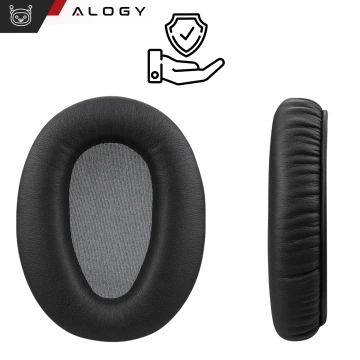 2x Ersatz-Ohrpolster für SONY WH-CH700N MDR-ZX770BN ZX Kopfhörer, Schwarz