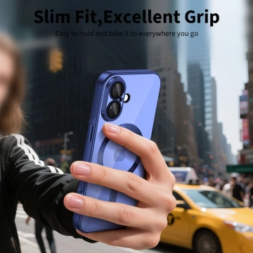 Etui Ochronne do iPhone 17 Tech-Protect MagFlex MagSafe Shiny Mist Blue