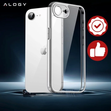Hülle für Apple iPhone 16 Pro Max Alogy Anti-Shock Hybrid Case für MagSafe Transparent