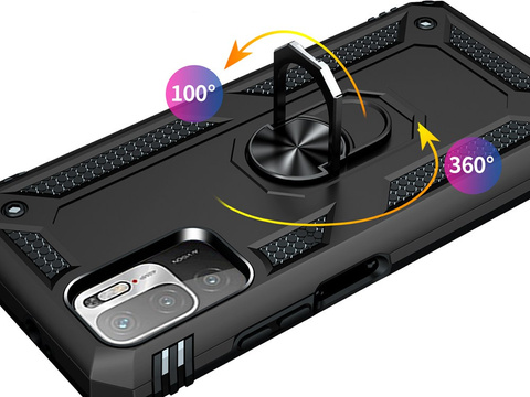 Etui pancerne Alogy Stand Armor Ring für Xiaomi Poco M3 Pro/ Redmi Note 10 5G