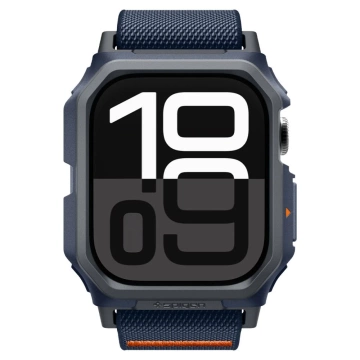 Armband für APPLE WATCH 10 (46MM) MARINEBLAU SPIGEN LITE FIT PRO
