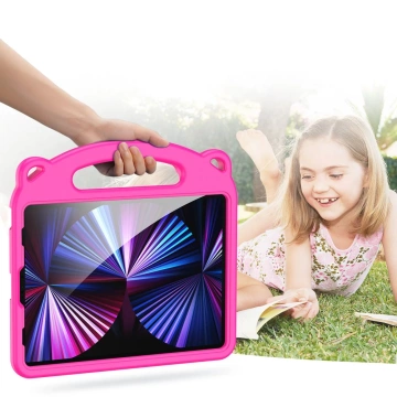 Dux Ducis Panda Safe for Children Soft Case für iPad Pro 11 '' 2021/2020/2018 / iPad Air 2020/2022 mit Stylus Space Pink