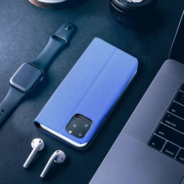 SENSITIVE Book Holster Case für Xiaomi Redmi Note 14 Pro mit blauem Ständer