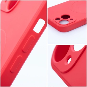 Futerał Silicone Mag Cover do IPHONE 14 czerwony