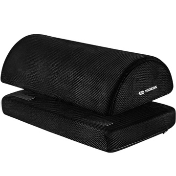 Büro-Fußstütze, Fußstütze, Beine, Oberschenkel, ergonomisch für Arbeit, Büro, Freizeit, Mozos FS5, schwarz