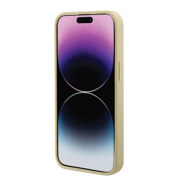 Etui Guess GUHMP15SPSAHMCB für iPhone 15 6,1" złoty/gold hardcase Saffiano MagSafe