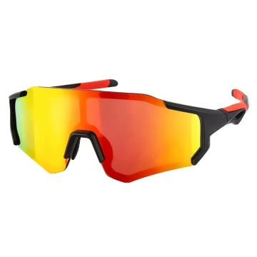 Rockbros 10182 polarisierende Fahrradbrille – rot