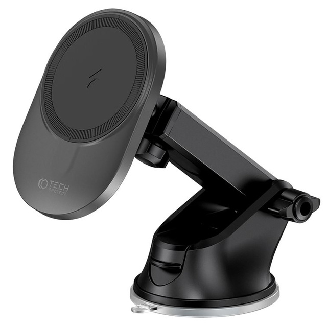 Uchwyt samochodowy Magnetic MagSafe Dashboard & Vent Wireless Charger 15W uchwyt do auta do telefonu na deskę rozdzielczą do kratki wentylacyjnej Czarny