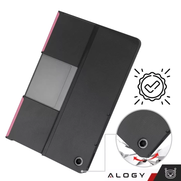 Schutzhülle für Lenovo Tab Plus 11,5" 2024 TB351FU Alogy Book Cover Case Tablethülle Pink