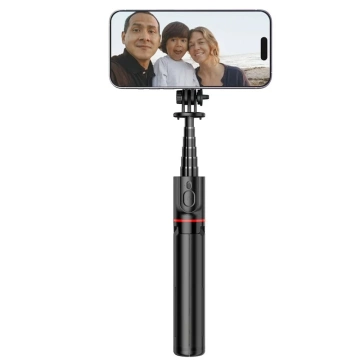 Selfie Stick L06S Magsafe Bluetooth Stativ Schwarz