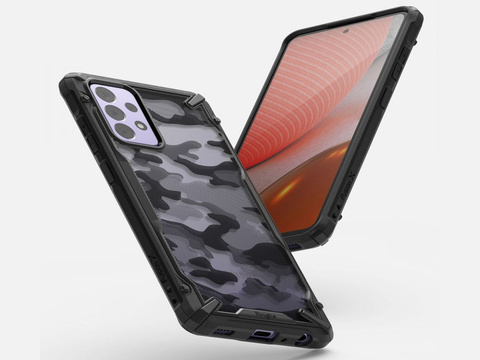 Etui Ringke Fusion X für Samsung Galaxy A72 4G/5G Camo Black