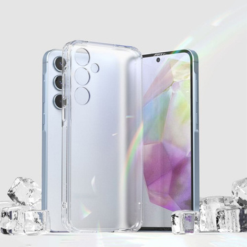 Hülle für Samsung Galaxy A35 5G Case Cover Ringke Fusion Matte Clear Frosted Transparent Back Glass