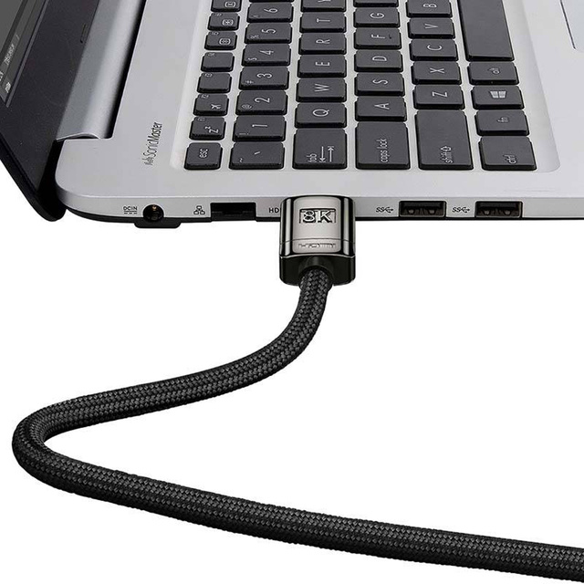 Kabel 2m Baseus High Definition Series HDMI 2.1 8K 60Hz 3D HDR 48Gbps Czarny
