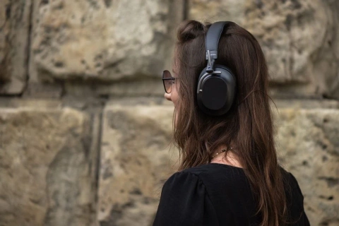 Forcell F-Audio ANC Pro Sound Craft Kabellose On-Ear-Kopfhörer Schwarz