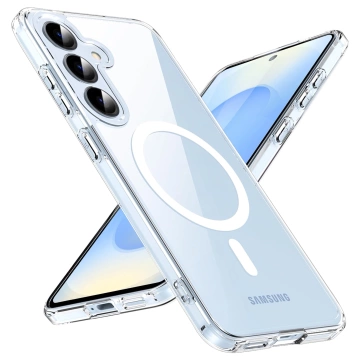 Hülle für Apple iPhone 16 Pro Max Alogy Anti-Shock Hybrid Case für MagSafe Transparent