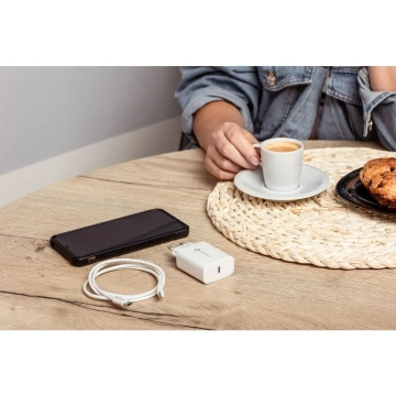 Forcell Ladegerät 20W USB-C PD QC 4.0 Lightning-Kabel für iPhone 12 13 14