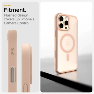 iPhone 16 Pro Max Spigen Ultra Hybrid „T“ Mag MagSafe Hülle Rosa