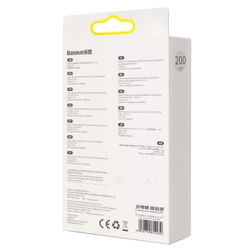 Baseus Crystal Shine Series Kabel USB - Lightning 2,4A 20W 2m rot (CAJY001204)