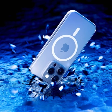 Hülle für Apple iPhone 16 Pro Max für MagSafe 3mk MagCase verstärktes Gehäuse gepanzerte transparente Rückseite