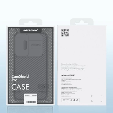 Nillkin CamShield Pro Case pancerne etui pokrowiec osłona na aparat kamerę Samsung Galaxy S22+ (S22 Plus) niebieski