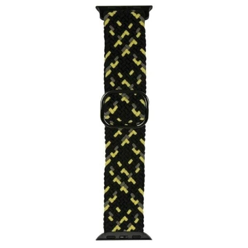 Pasek do smartwatcha Beline Textile do Apple Watch 38/40/41mm czarno-limonkowy black/lime
