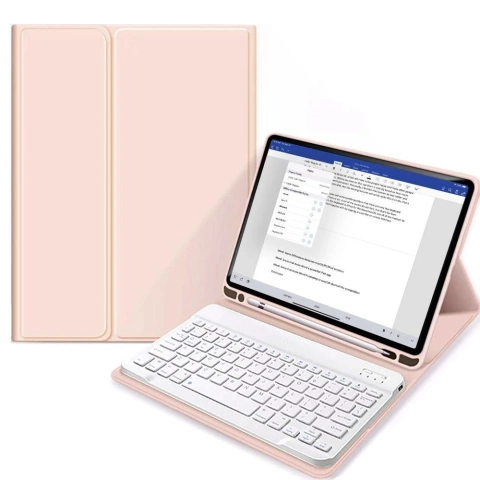 Etui na tablet SC Pen + Keyboard do Apple iPad 11 2025 / 10.9 2022 PINK