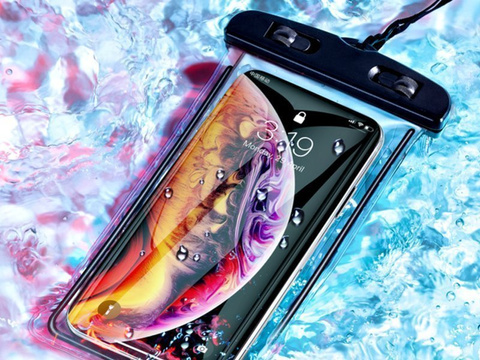 Wasserdichtes Gehäuse Alogy wasserdichtes Universal-IPX8 bis 6,5 "Schwarz