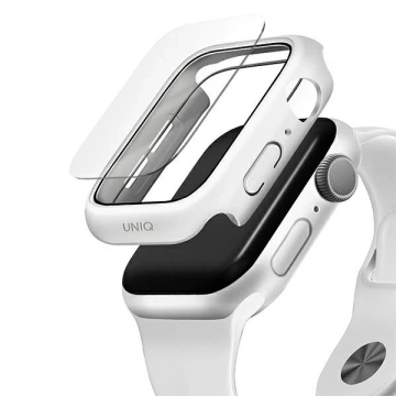 Etui ochronne UNIQ Nautic do Apple Watch Series 4/5/6/SE 44mm biały/white