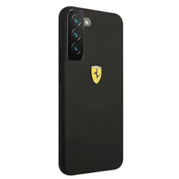 Etui na telefon Ferrari Hardcase do Samsung Galaxy S22 czarny/black hardcase On Track Silicone