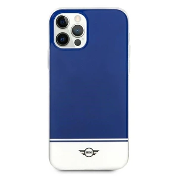 Etui na telefon Stripe Collection hardcase do iPhone 12 Pro Max granatowy/navy