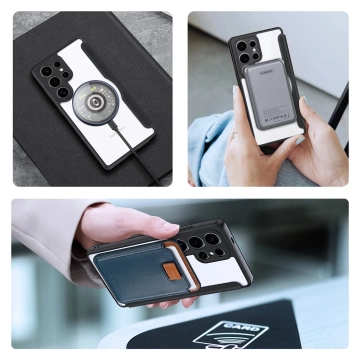 Etui Portfelowe do Samsung Galaxy S25 Ultra Dux Ducis Skin X Pro Czarne
