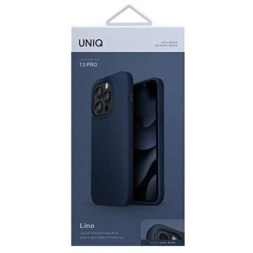 UNIQ Lino Handyhülle für Apple iPhone 13 Pro / 13 6.1" blau/marineblau