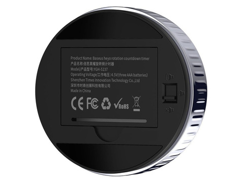 Baseus Heyo Rotation Magnetic Digital Timer Schwarz