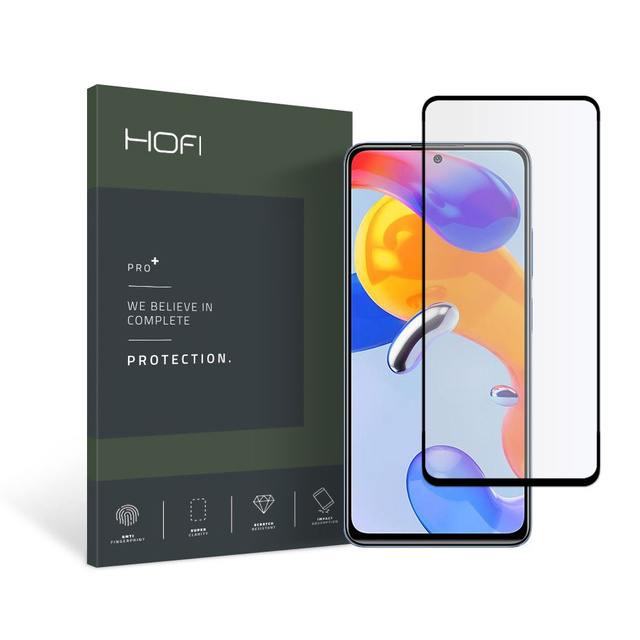 Hofi Glass Pro Panzerglas für Xiaomi Redmi Note 11 Pro / 11 Pro 5G Schwarz