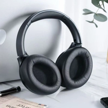 Forcell F-Audio ANC Sonic Aura Kabellose On-Ear-Kopfhörer Schwarz