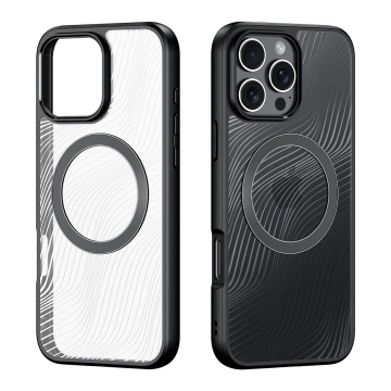 iPhone 16 Dux Ducis Aimo Mag Case mit MagSafe - Schwarz
