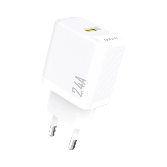 Dudao A23 2,4A USB-A Wandladegerät | Schnellladen | Weiß
